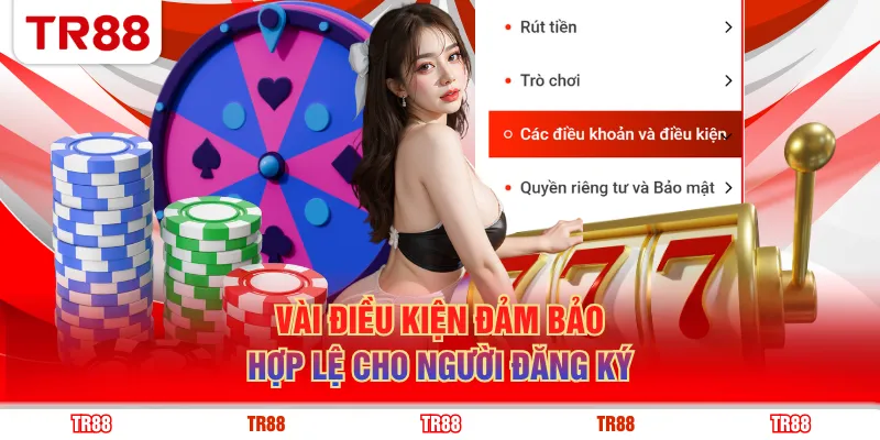 Vài điều kiện đảm bảo hợp lệ cho người đăng ký
